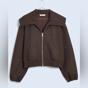 zip front shawl bomber jacket women’s